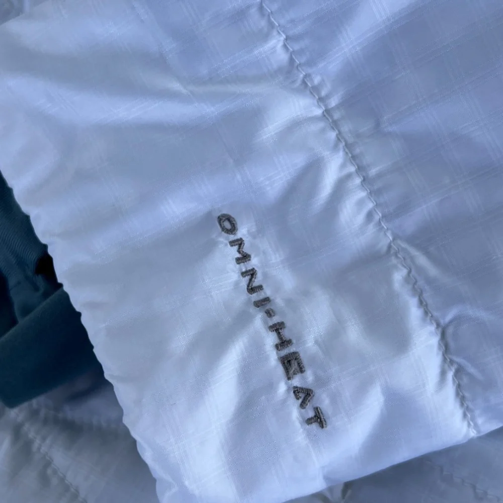 Columbia Mighty Lite III Insulated Windowpane White Jacket Women's Size Small - Picture 13 of 13